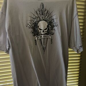 Harley-Davidson Gray Graphic T-Shirt